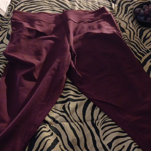 Pants - Burgundy Leggings